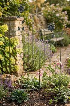 Gerades Rankgitter Barcelona klein ca. 120 cm - Gartendekoration